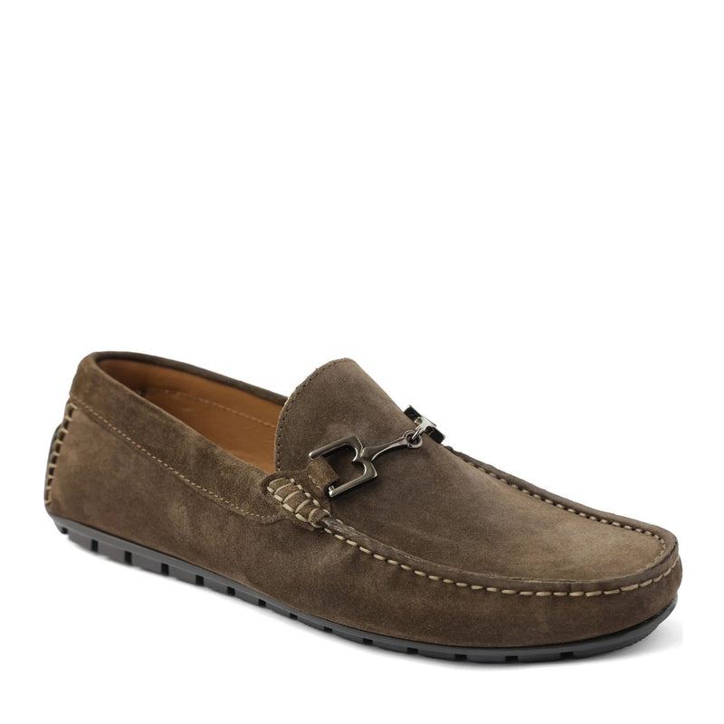 Xander Casual Driving Moccasin - Dark Brown Suede