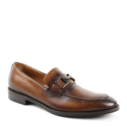 Alpha Classic Bit Leather Loafer - Cognac