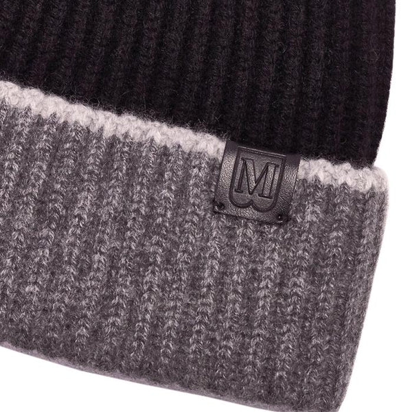 M by Bruno  Rib hat black/grey