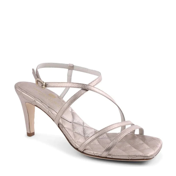 Sandra Strappy Heel - Champagne