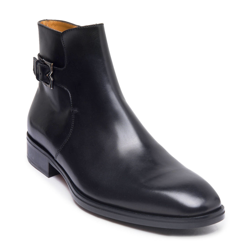 Angiolini Leather Dress Boot - Black – Bruno Magli