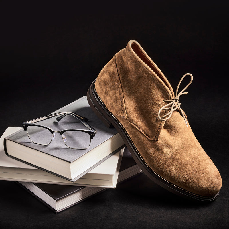 Orlando Three Eye Lace Up Boot Chukka Brown Men s Casual Boot