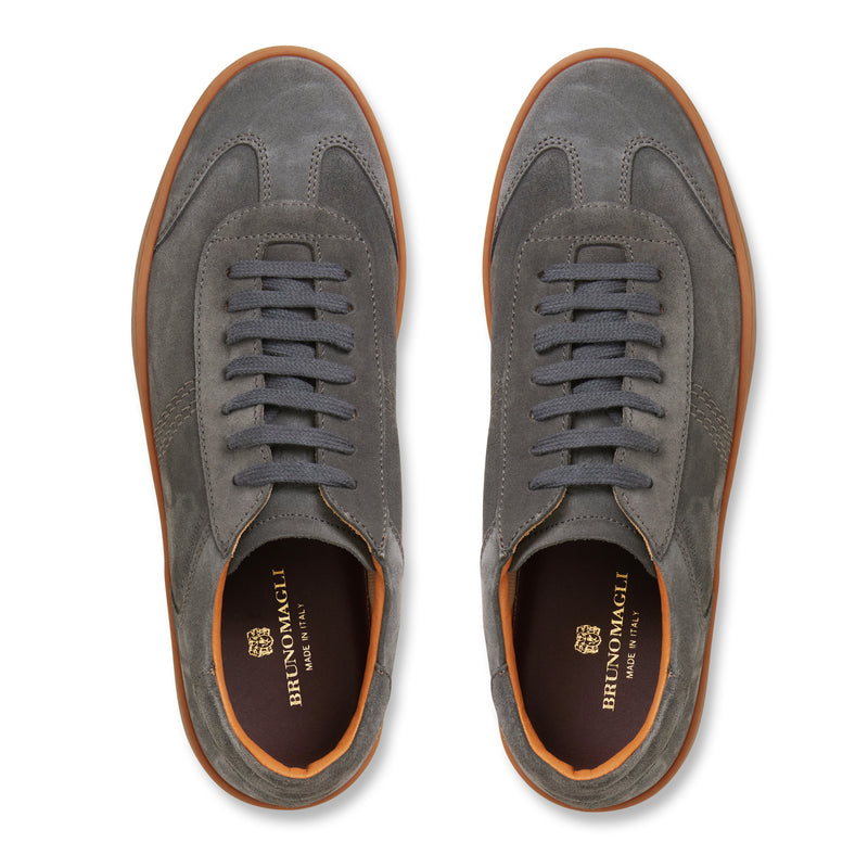 BONO SUEDE LACE-UP SNEAKER -GREY SUEDE