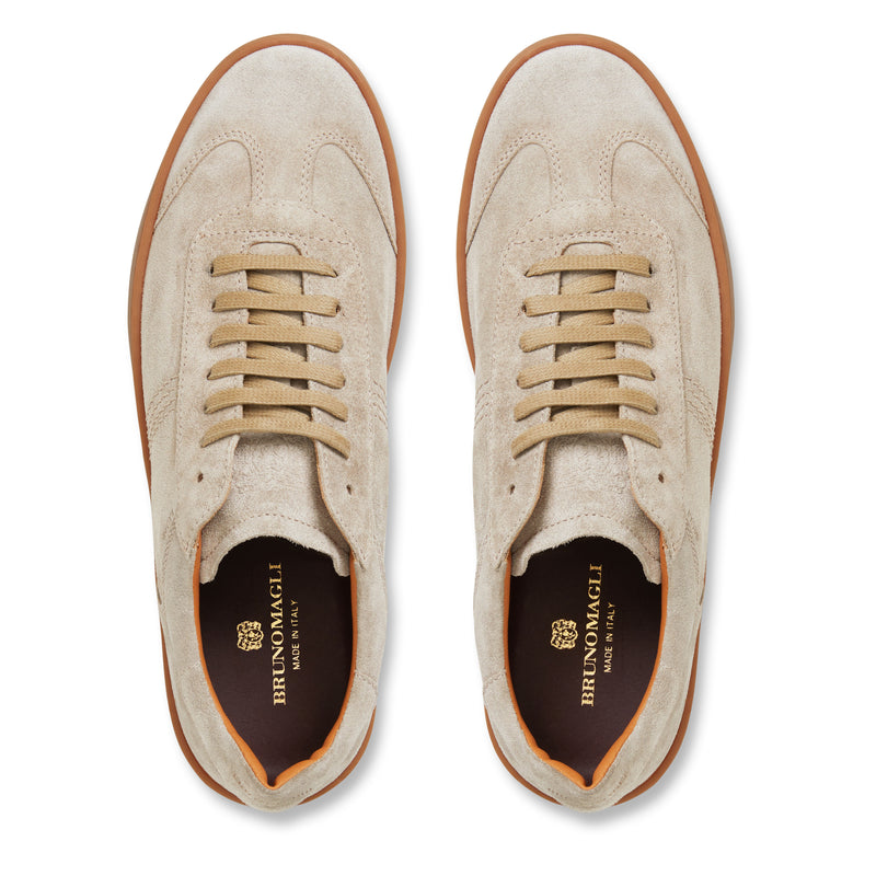 BONO SUEDE LACE-UP SNEAKER-SAND SUEDE