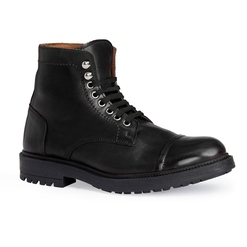 Costanzo Lace-up Boot- Black