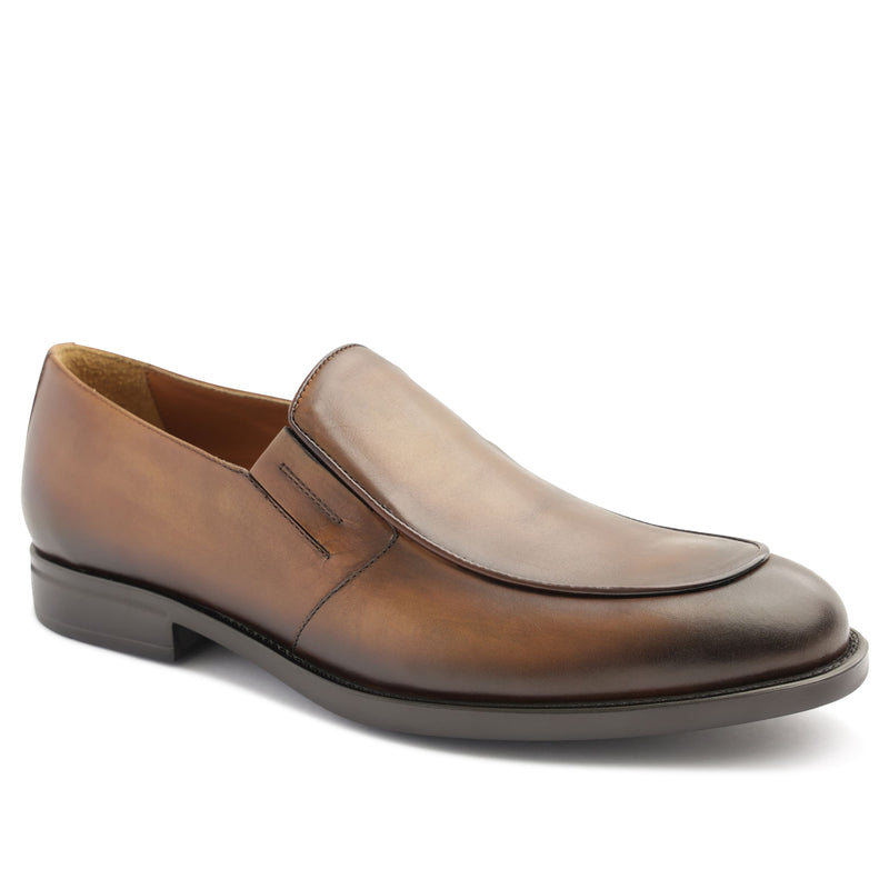 Barberino Leather Slip On Loafer - Cognac