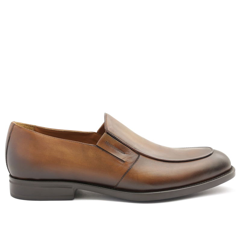 Barberino Leather Slip On Loafer - Cognac