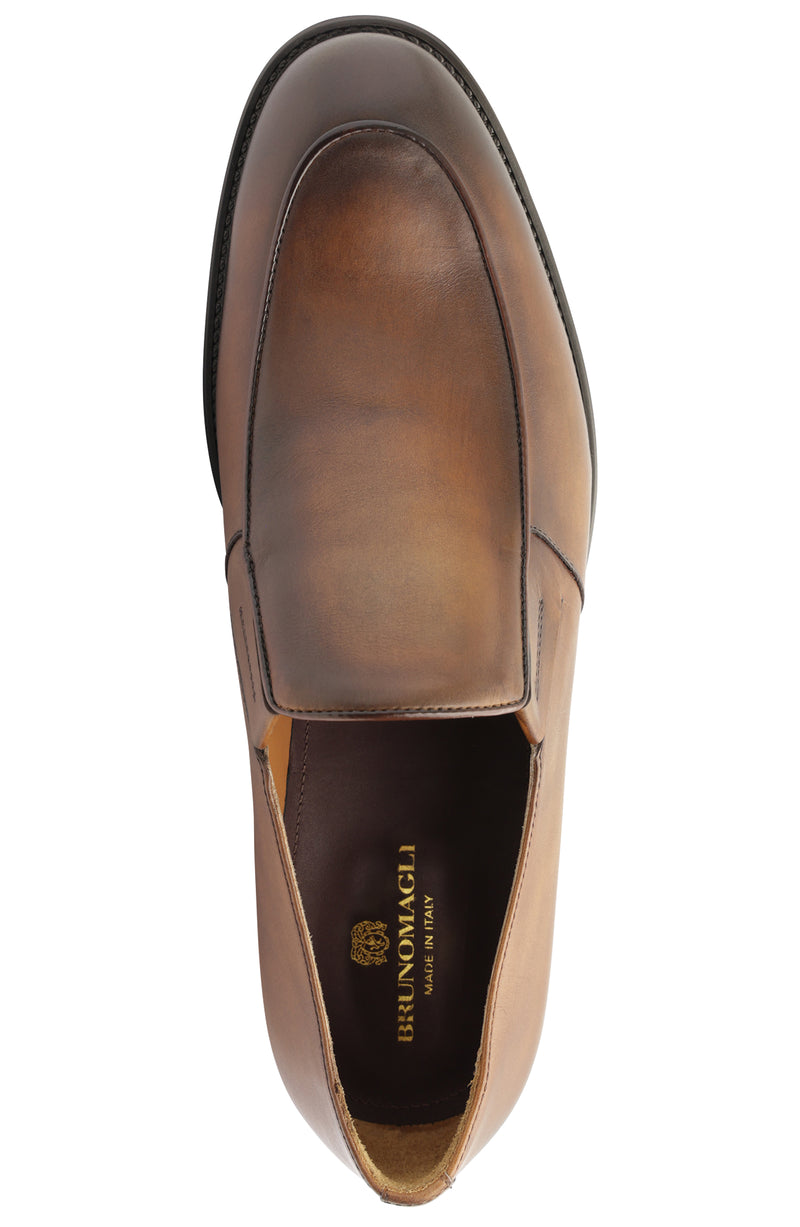 Barberino Leather Slip On Loafer - Cognac