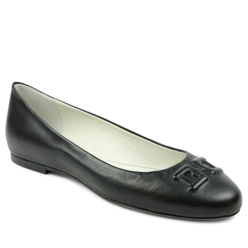 Bibi Leather Flat - Black