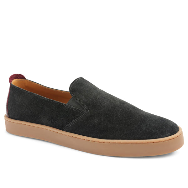 Bilboa Suede Slip On Sneaker - Black