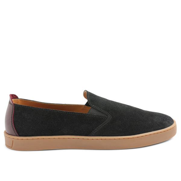 Bilboa Suede Slip On Sneaker - Black