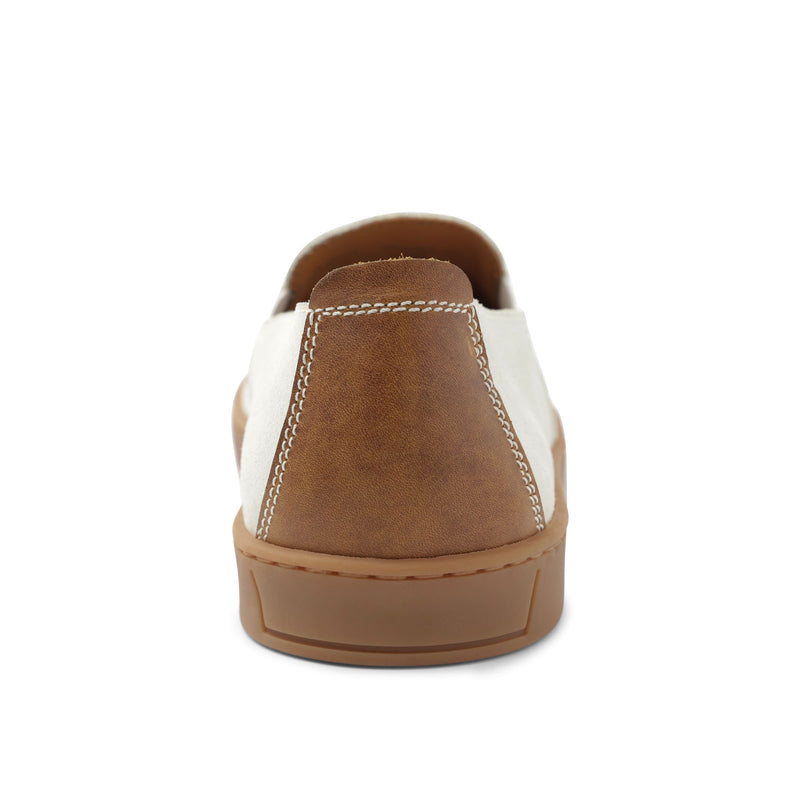 Bilboa Suede Slip On Sneaker - White
