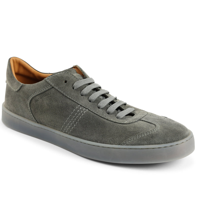 Bono Suede Lace-Up Sneaker - Grey