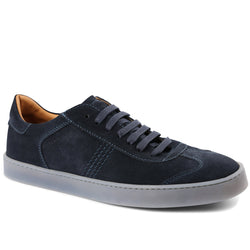 Bono Suede Lace-Up Sneaker - Navy