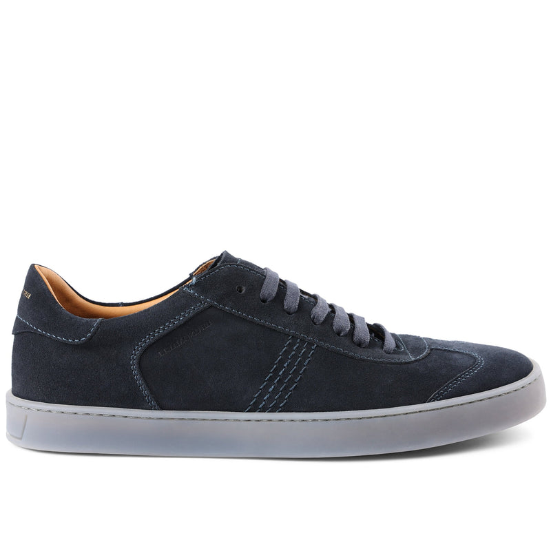 Bono Suede Lace-Up Sneaker - Navy
