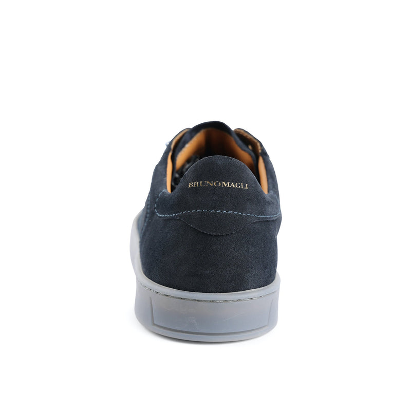 Bono Suede Lace-Up Sneaker - Navy