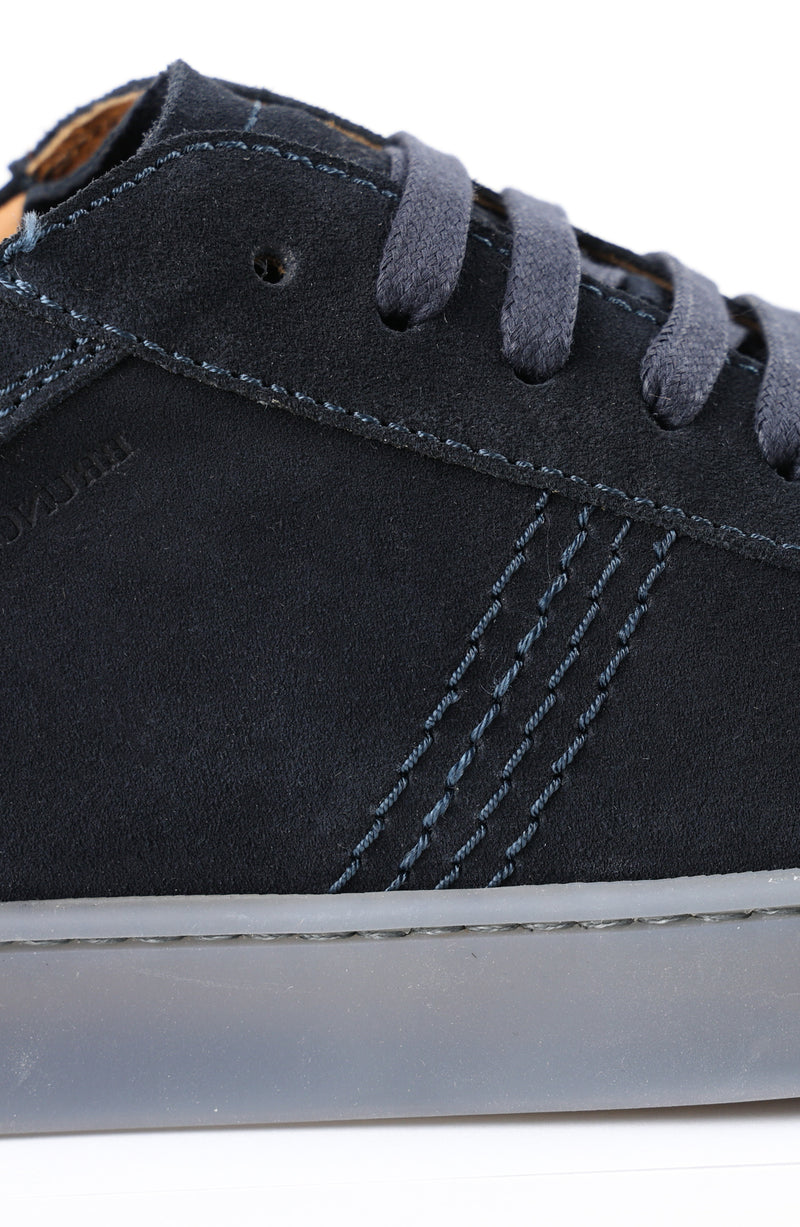 Bono Suede Lace-Up Sneaker - Navy