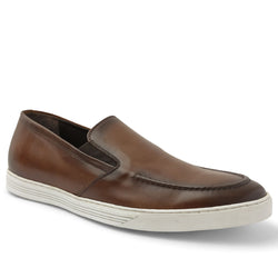 Cielio Leather Venetian Loafer - Cognac