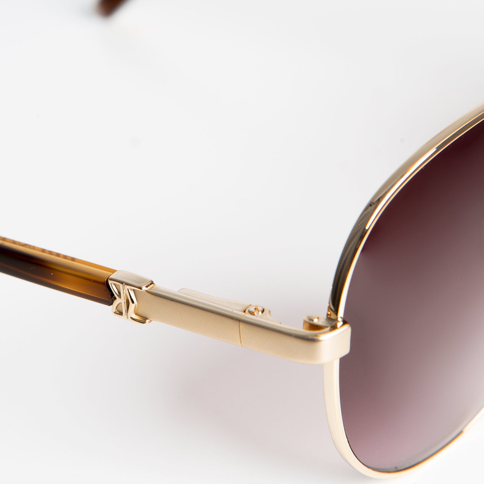 Bruno Magli Costa Sunglasses GDT Gold Tortoise Unisex Aviator