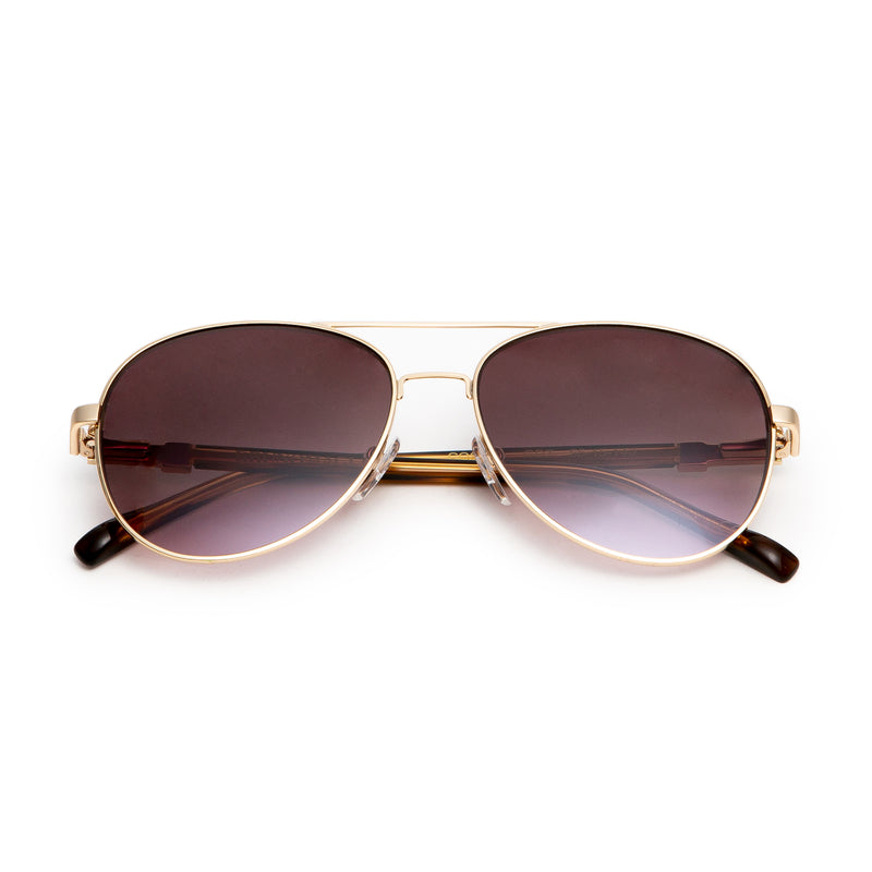 Costa Aviator Sunglasses - Gold Tortoise