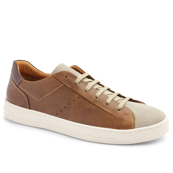 Dante Lace-to-Toe Leather/Suede Sneaker