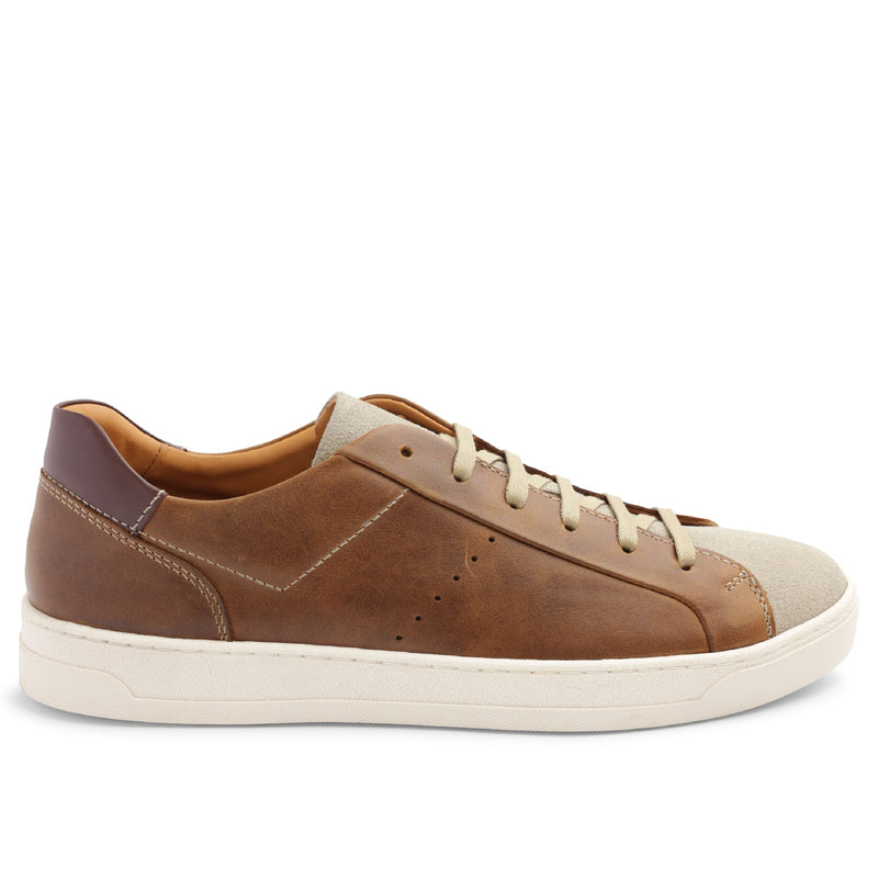 Dante Lace-to-Toe Leather/Suede Sneaker