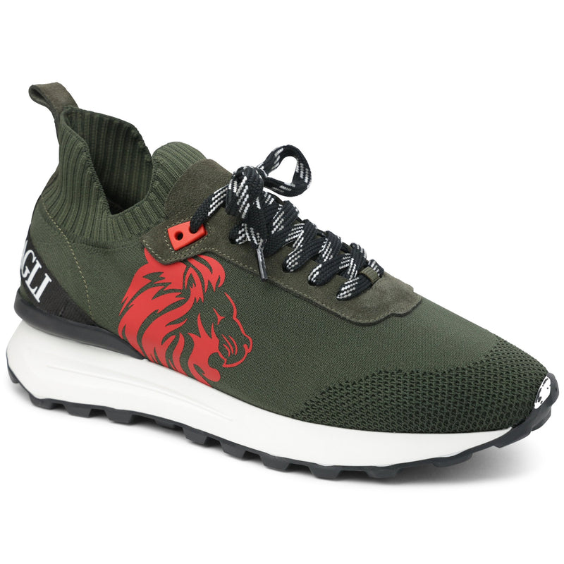 Dion Sport Lace-Up Sneaker - Military Green