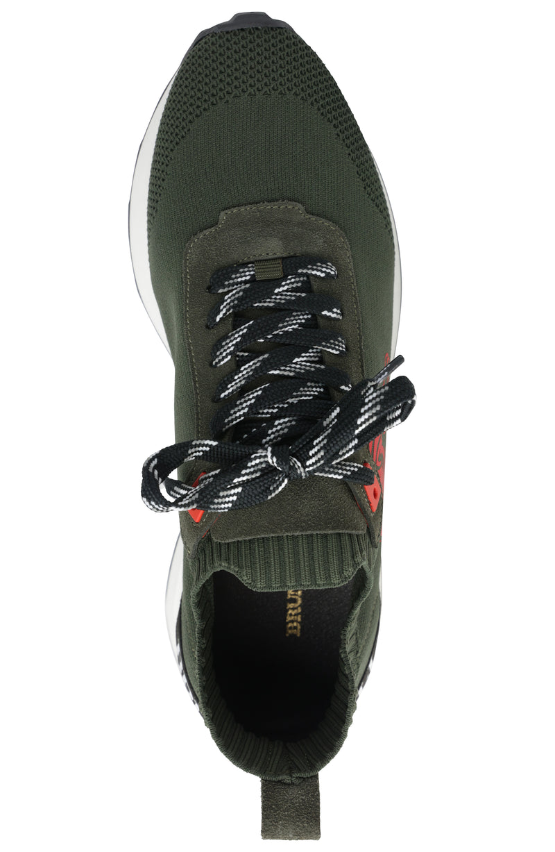 Dion Sport Lace-Up Sneaker - Military Green