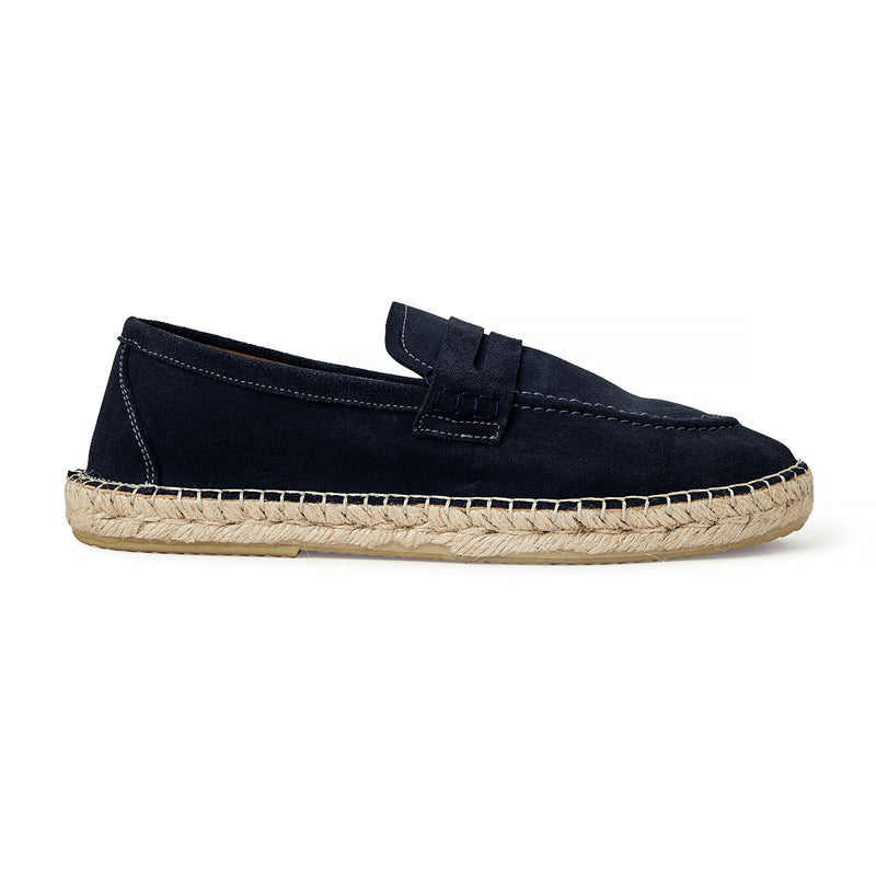 EDUARDO ESPADRILLE LOAFER- NAVY BLUE SUEDE