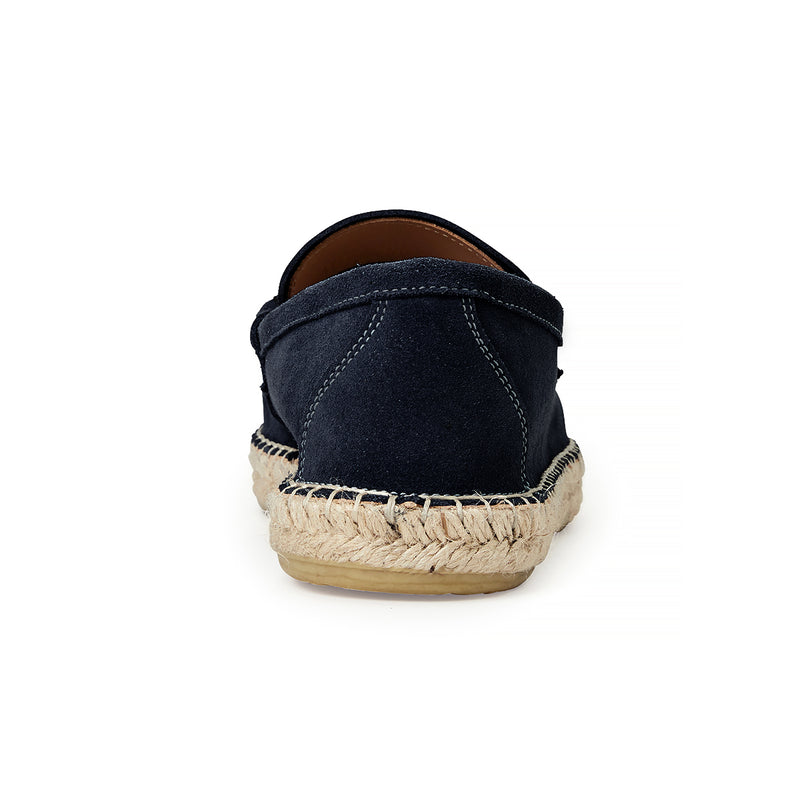 EDUARDO ESPADRILLE LOAFER- NAVY BLUE SUEDE