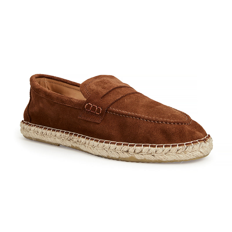 EDUARDO ESPADRILLE LOAFER-COGNAC SUEDE