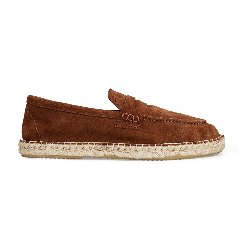 EDUARDO ESPADRILLE LOAFER-COGNAC SUEDE