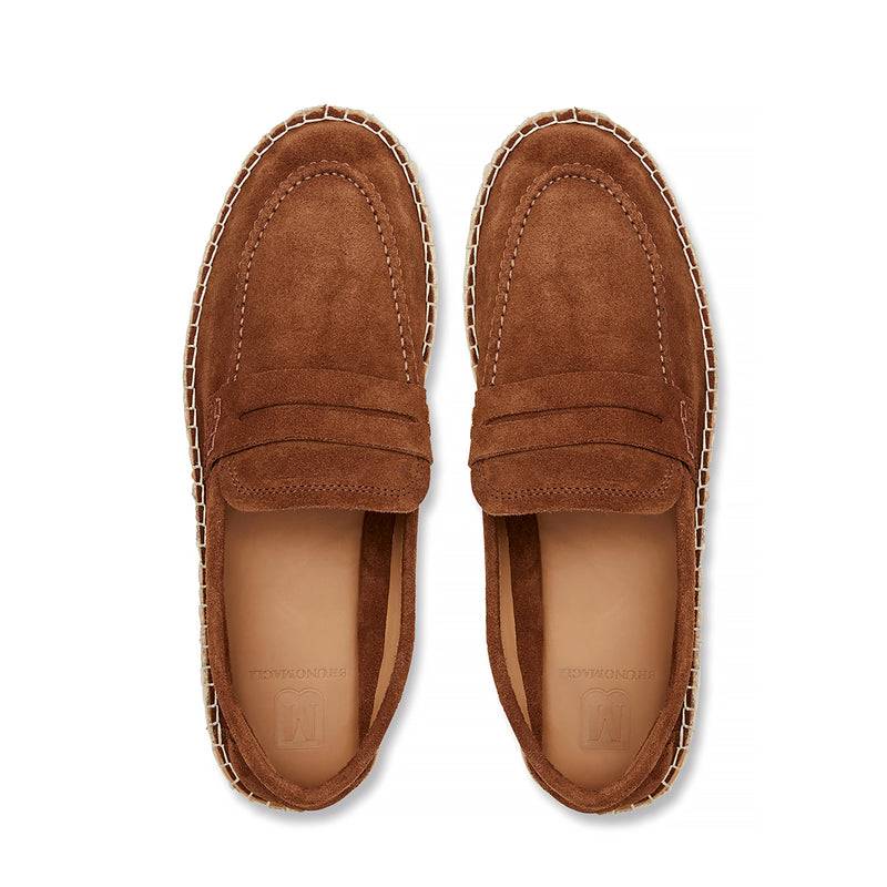 EDUARDO ESPADRILLE LOAFER-COGNAC SUEDE