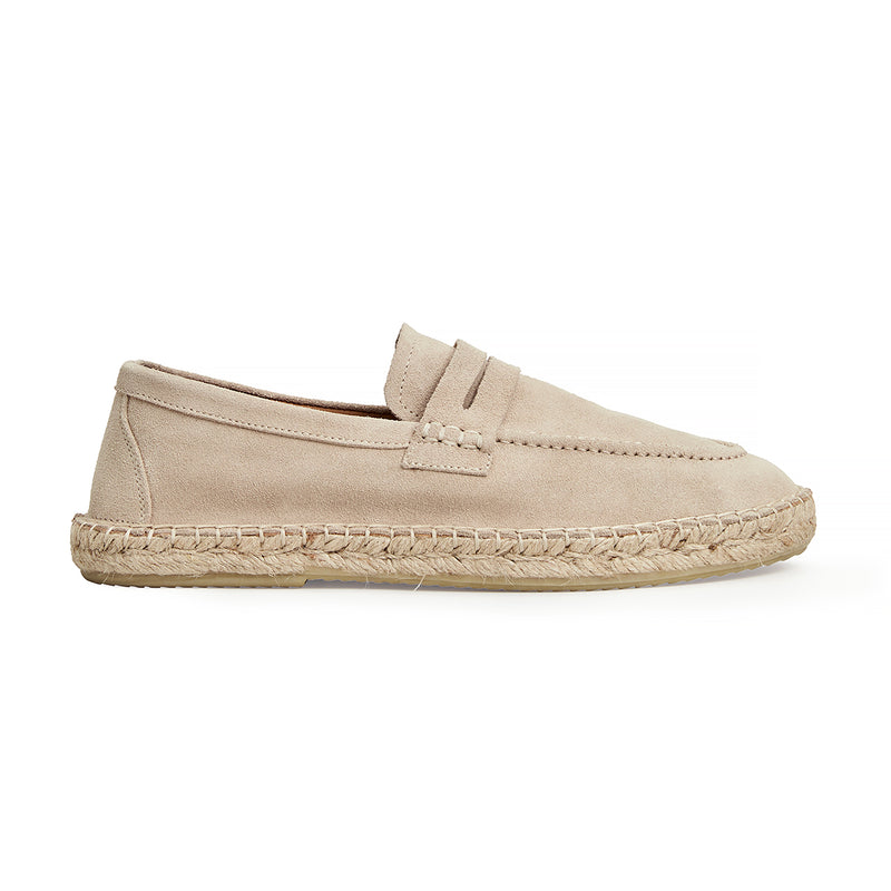 EDUARDO ESPADRILLE LOAFER-SAND SUEDE