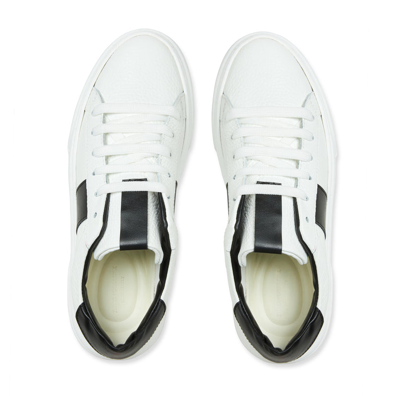 Erica Women's White leather sneaker (ONLINE ONLY)