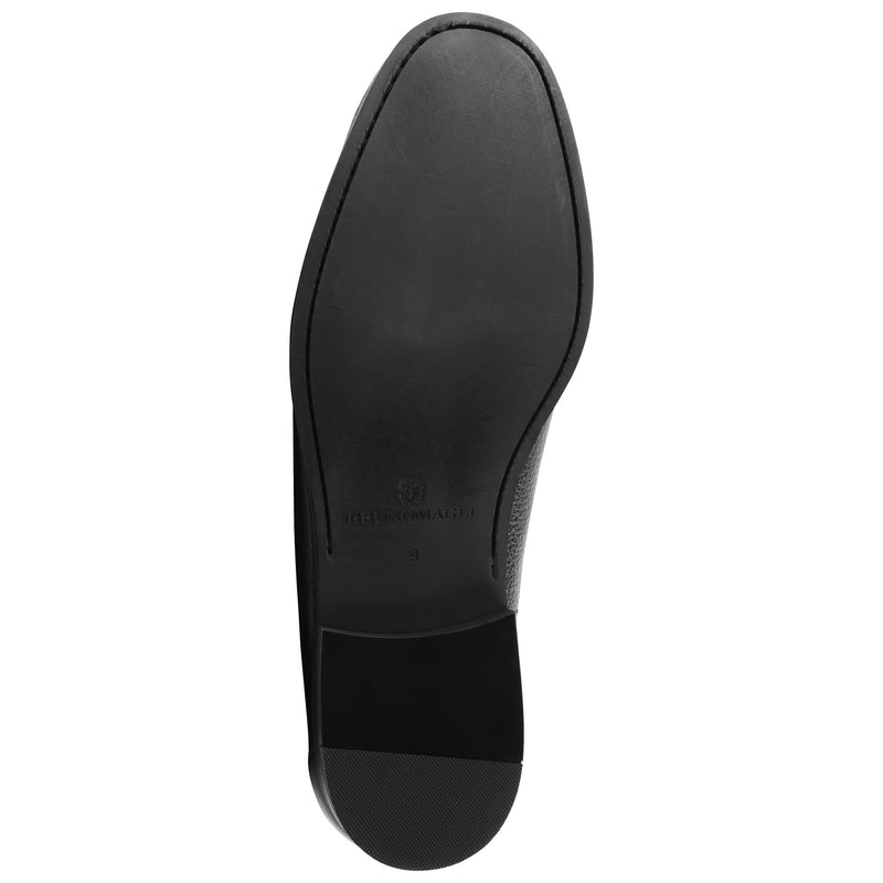 Enrico Leather Bit Loafer Slip-On - Black