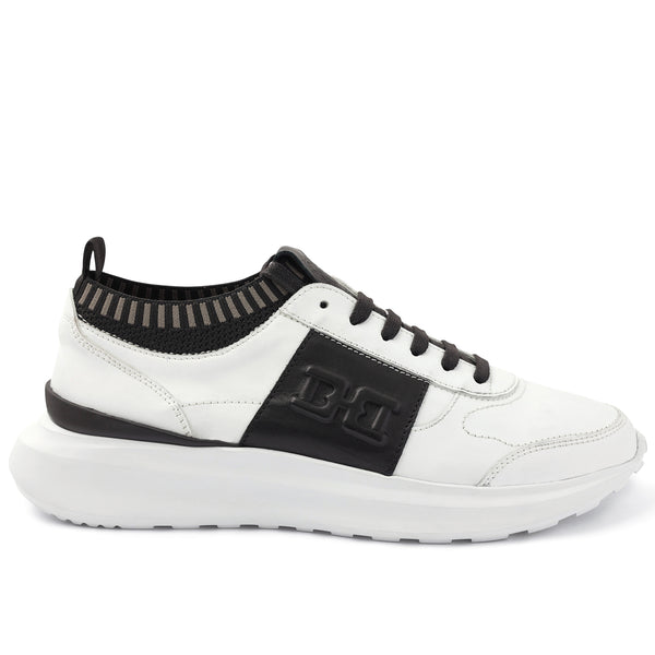 Gatti Luxury Sport Leather Sneaker - White/Black
