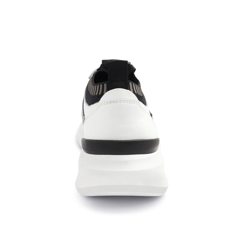 Gatti Luxury Sport Leather Sneaker - White/Black
