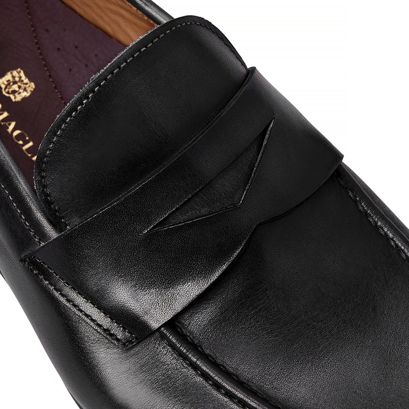 MANFREDO SLIP-ON LOAFER-BLACK