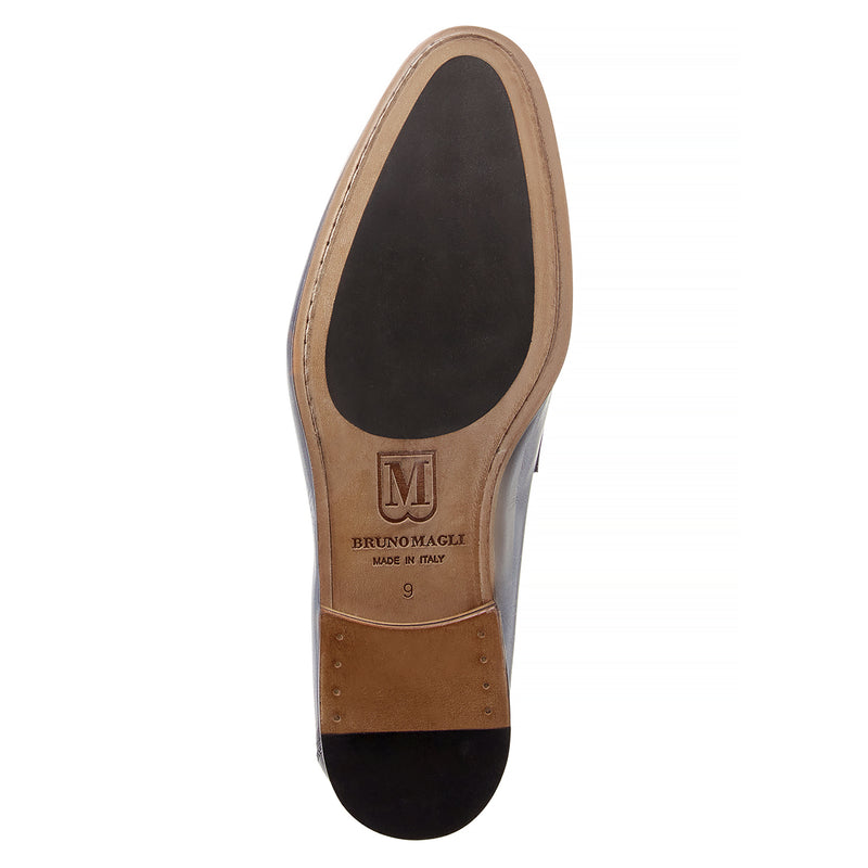 MANFREDO SLIP ON LOAFER NAVY Bruno Magli