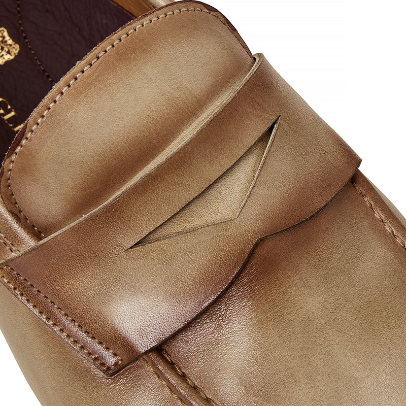 MANFREDO SLIP-ON LOAFER-TAUPE