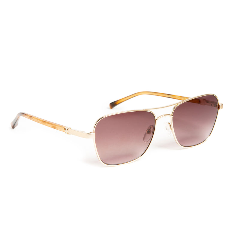 Playa Aviator Sunglasses - Gold Tortoise