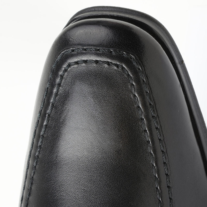Bruno Magli-Raging Leather-Men's Slip On Shoe-Italian Leather Work Shoe-Black-toe