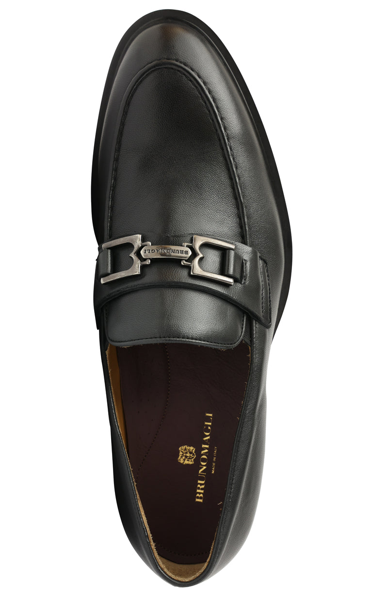 Riccardo Classic Luxe Leather Loafer - Black