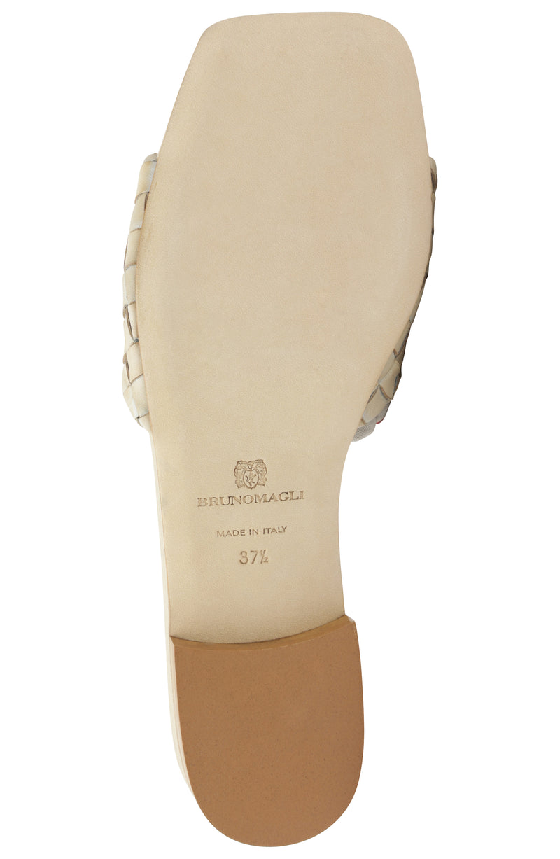 Robertha Handwoven Square-Toe Slide