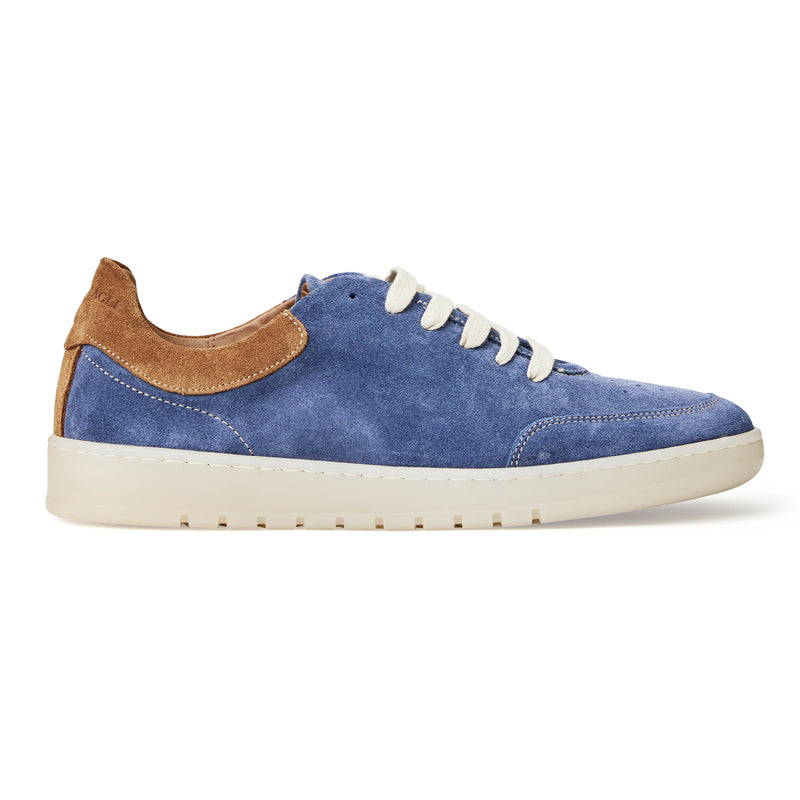 SAVIO SUEDE LACE-UP SNEAKER-LIGHT BLUE