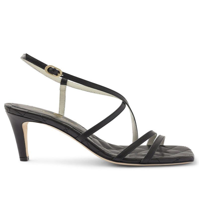 Sandra Strappy Heel - Black