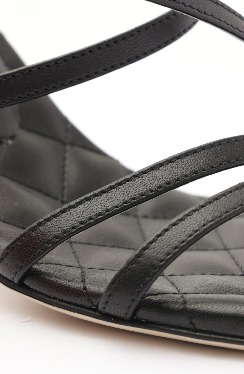 Sandra Strappy Heel - Black