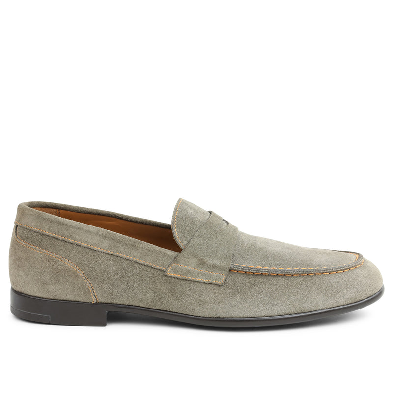 Silas Suede Loafer - Taupe