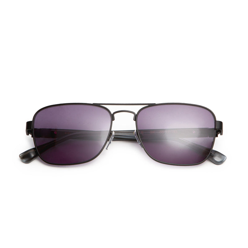 Sole Aviator Sunglasses - Black